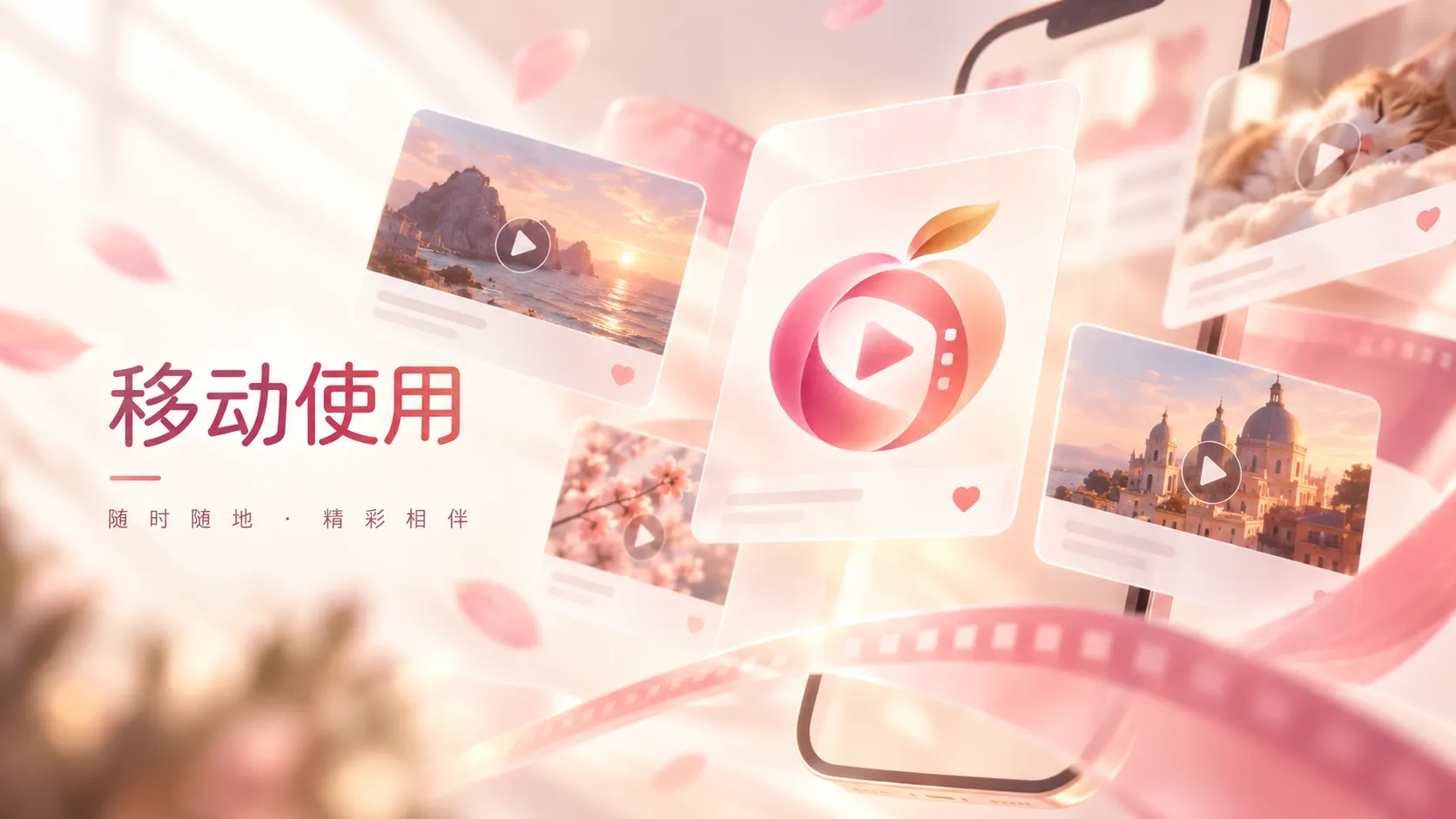 轻影视专题内容的视觉封面